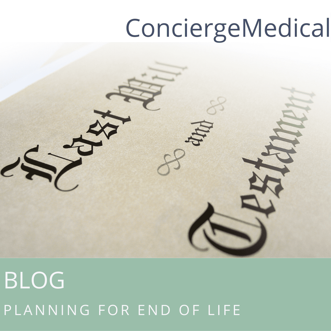 Planning for end of life