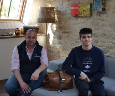 Private GP Sponsored Zak O’Sullivan wins F3 Championship Feature Race 2 ZakandSimon 400x334 2